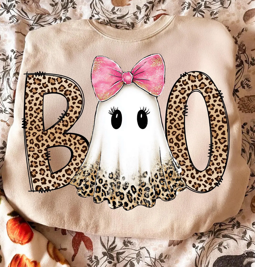 Boo Leopard  Sweatshirts & T-Shirts