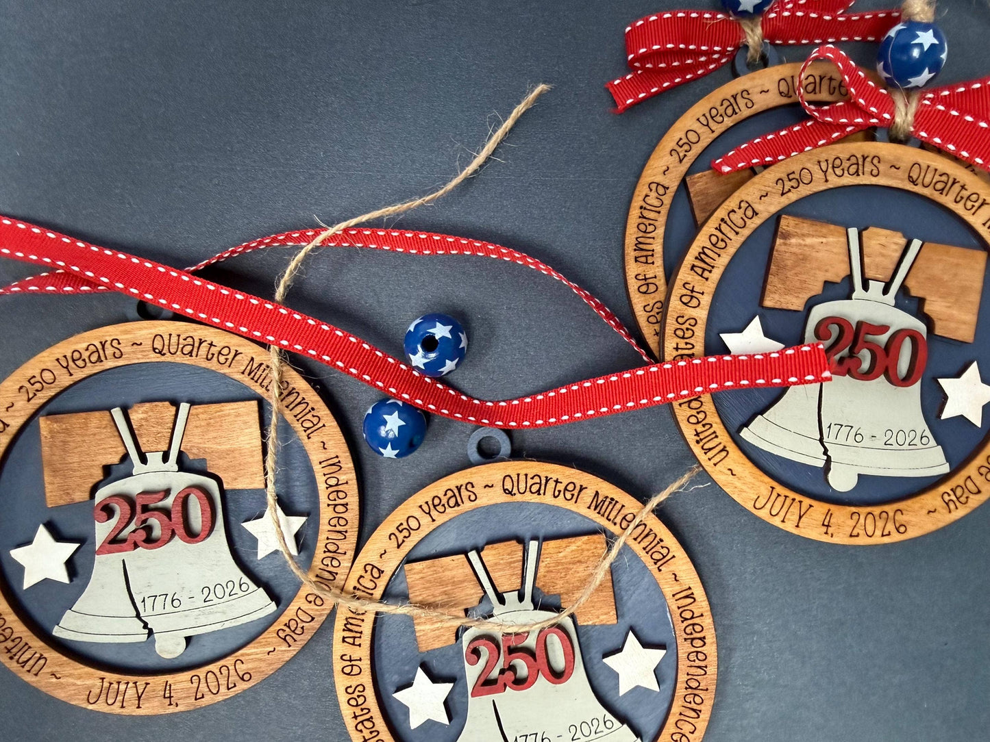 250th Anniversary Liberty Bell Christmas Ornament
