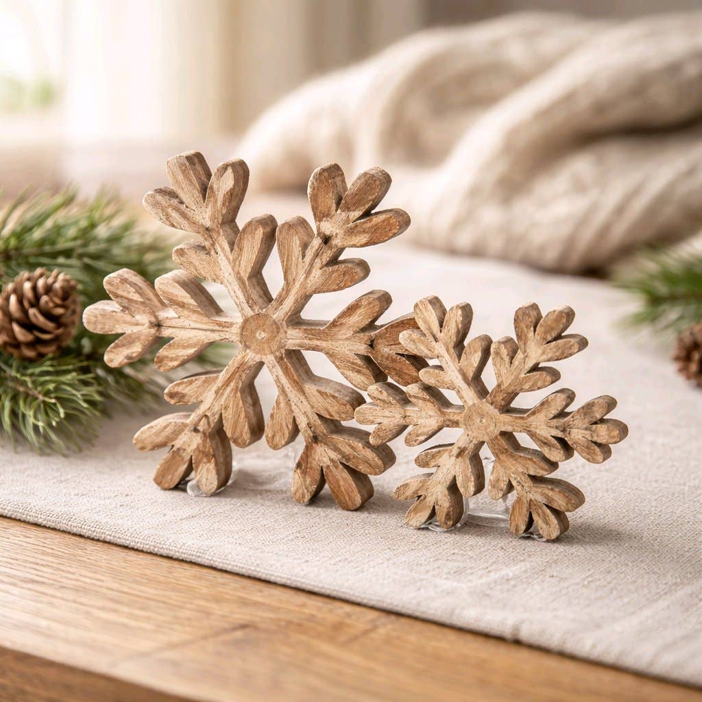 Natural Snowflake 6in