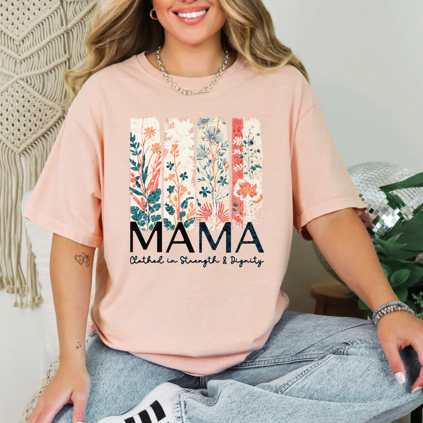 Proverbs 31 Mama Comfort Color Christian Mother's Day Tshirt