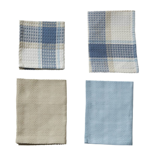 Aviary 3 Dishtowel-1 Dishcloth Set