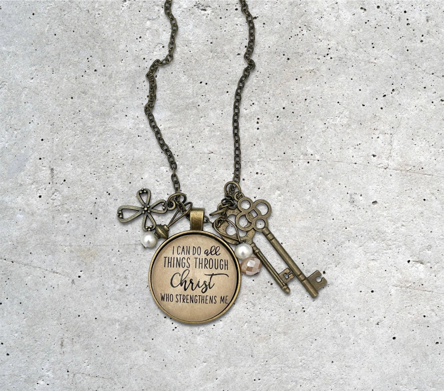 I can do all things through Christ Philippians 4:13 necklace