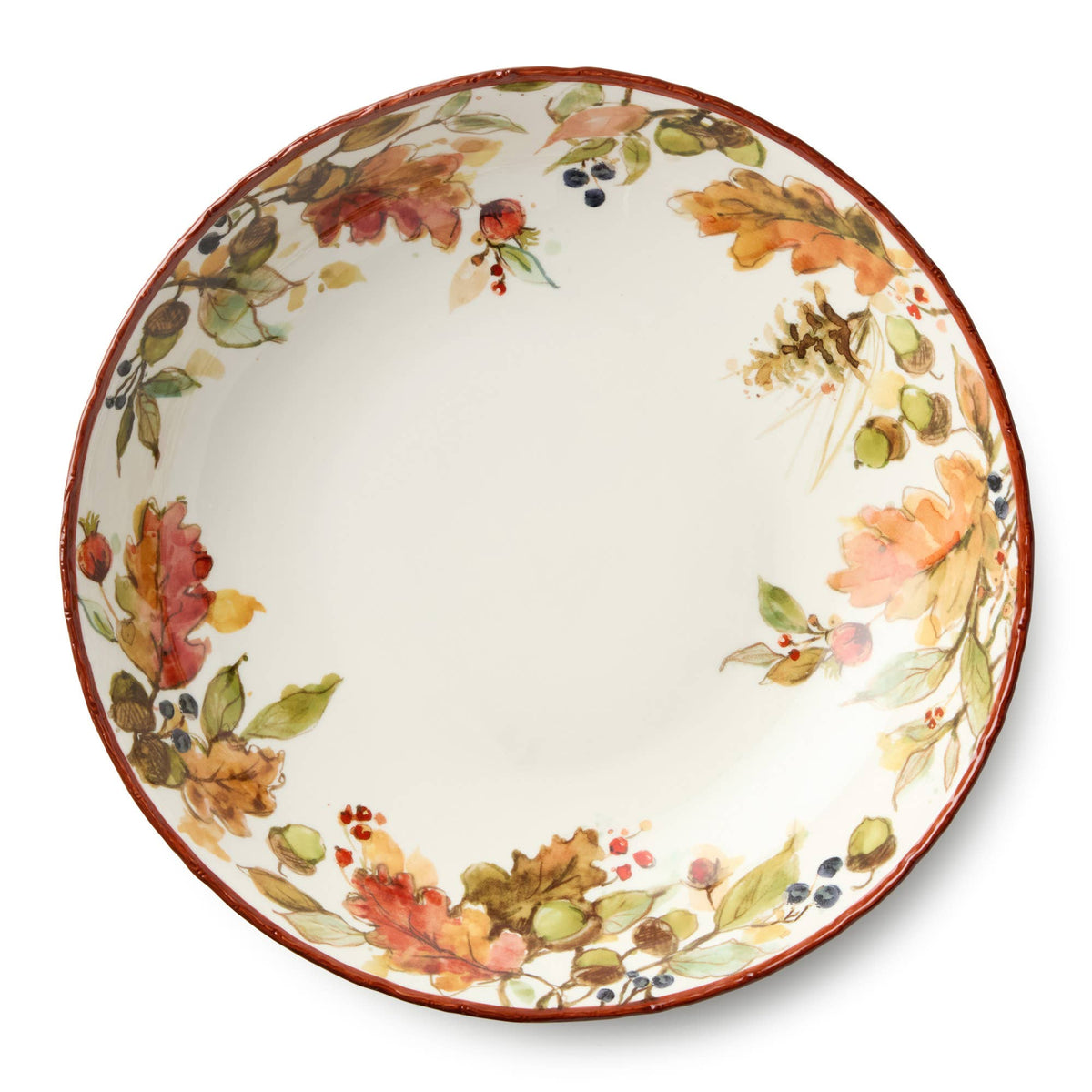 Autumn Meadows Servg Bowl 13" x 3"