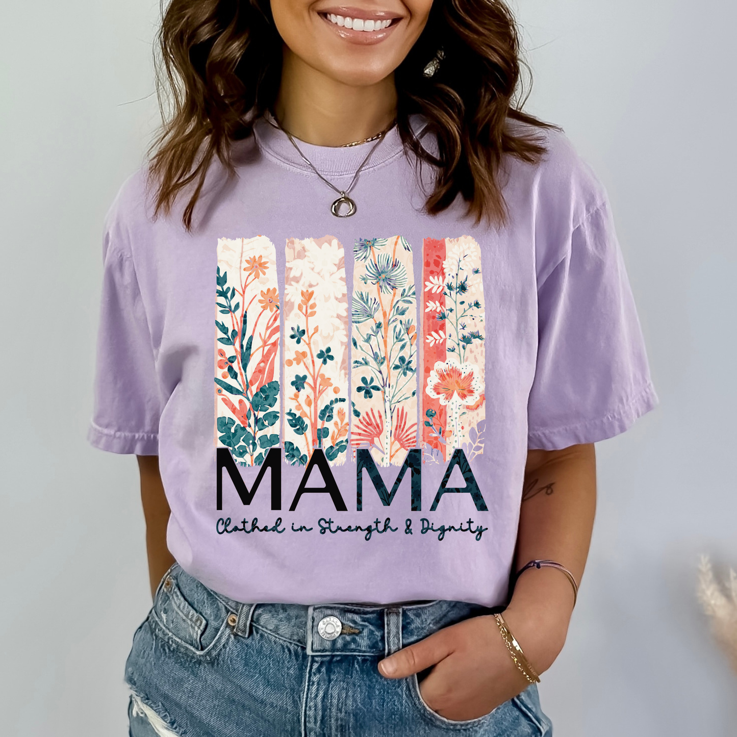 Proverbs 31 Mama Comfort Color Christian Mother's Day Tshirt