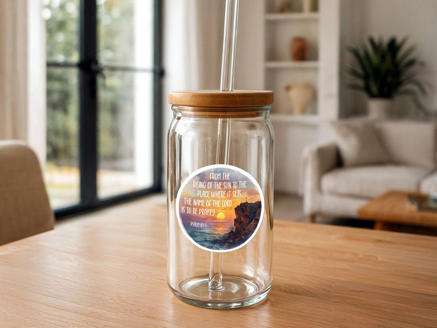 From the Rising of the Sun | Christian Sticker | Bible Verse
