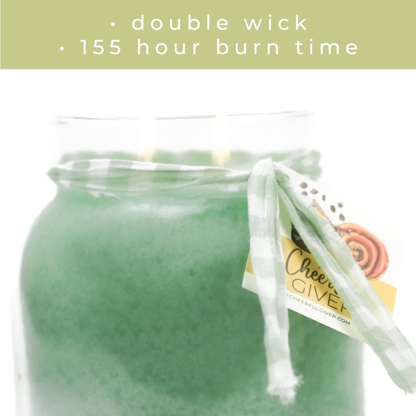 Pistachio & Honey – 34oz Strong Scented Gift Jar Candle