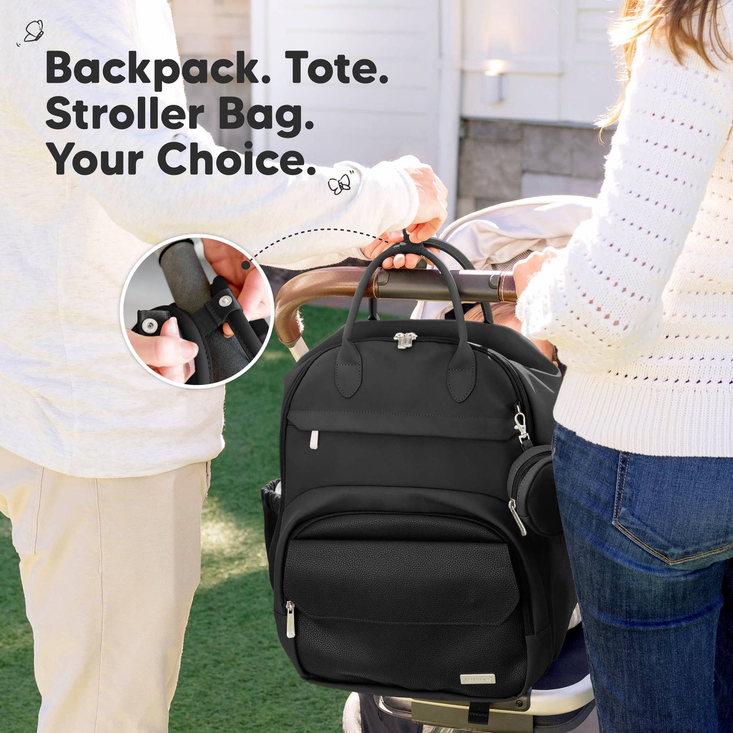 Play Diaper Bag Backpack, Baby Bag with Changing Pad