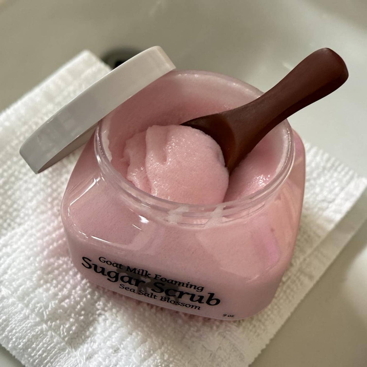 Sea Salt Blossom Goat Milk Sugar Scrub