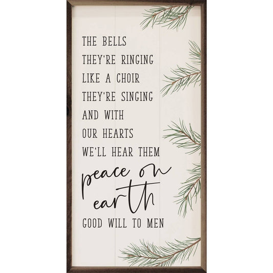 Peace On Earth Good Will To Men White