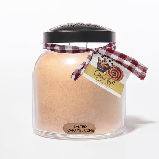 34oz Papa Jar-Salted Caramel Cone