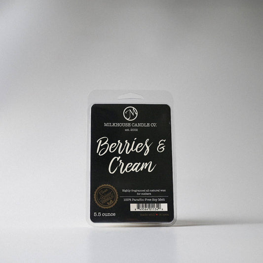 5.5 oz Wax Melts: Berries & Cream