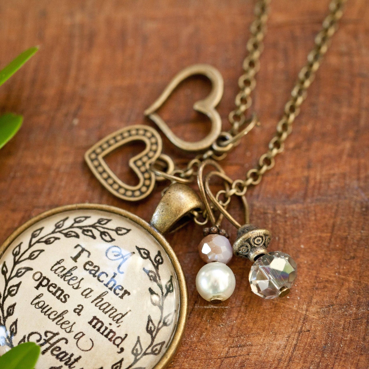 A teacher takes a hand, opens a mind touches a heart