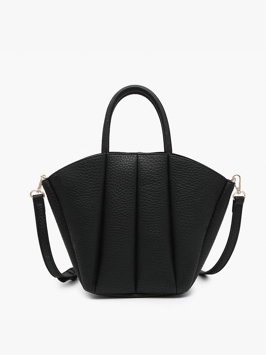 M2596 Ashton Shaped Paneled Hobo w/ Long Strap