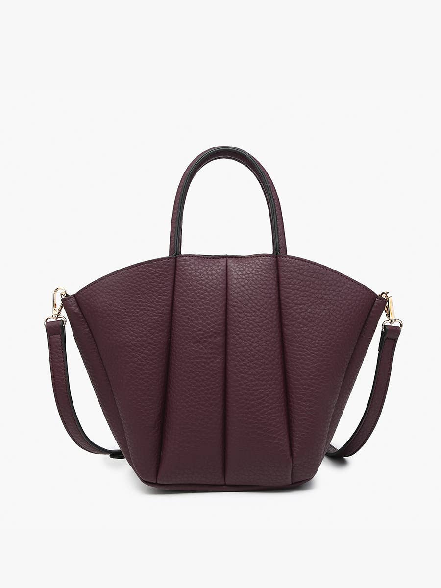 M2596 Ashton Shaped Paneled Hobo w/ Long Strap