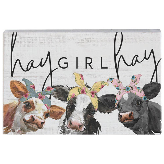 STR1538 - Hay Girl Hay - Small Talk Rectangle