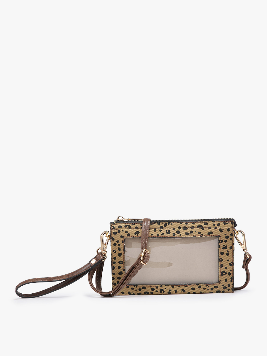 M2002 Maeve 3 Compartment Crossbody w/ Clear Window