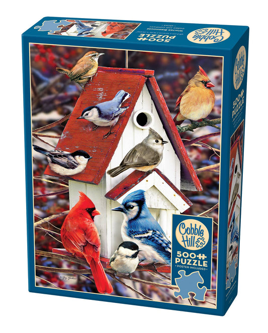 Winter Birdhouse 500pc puzzle