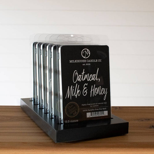 Black Wooden Wax Melt Display Tray – Case Pack of 6