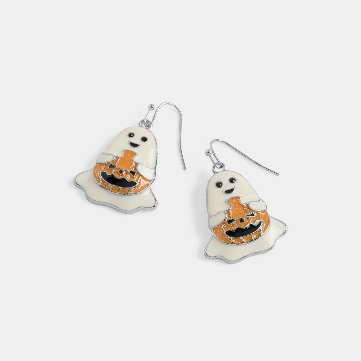 Happy Ghost Dangle - White