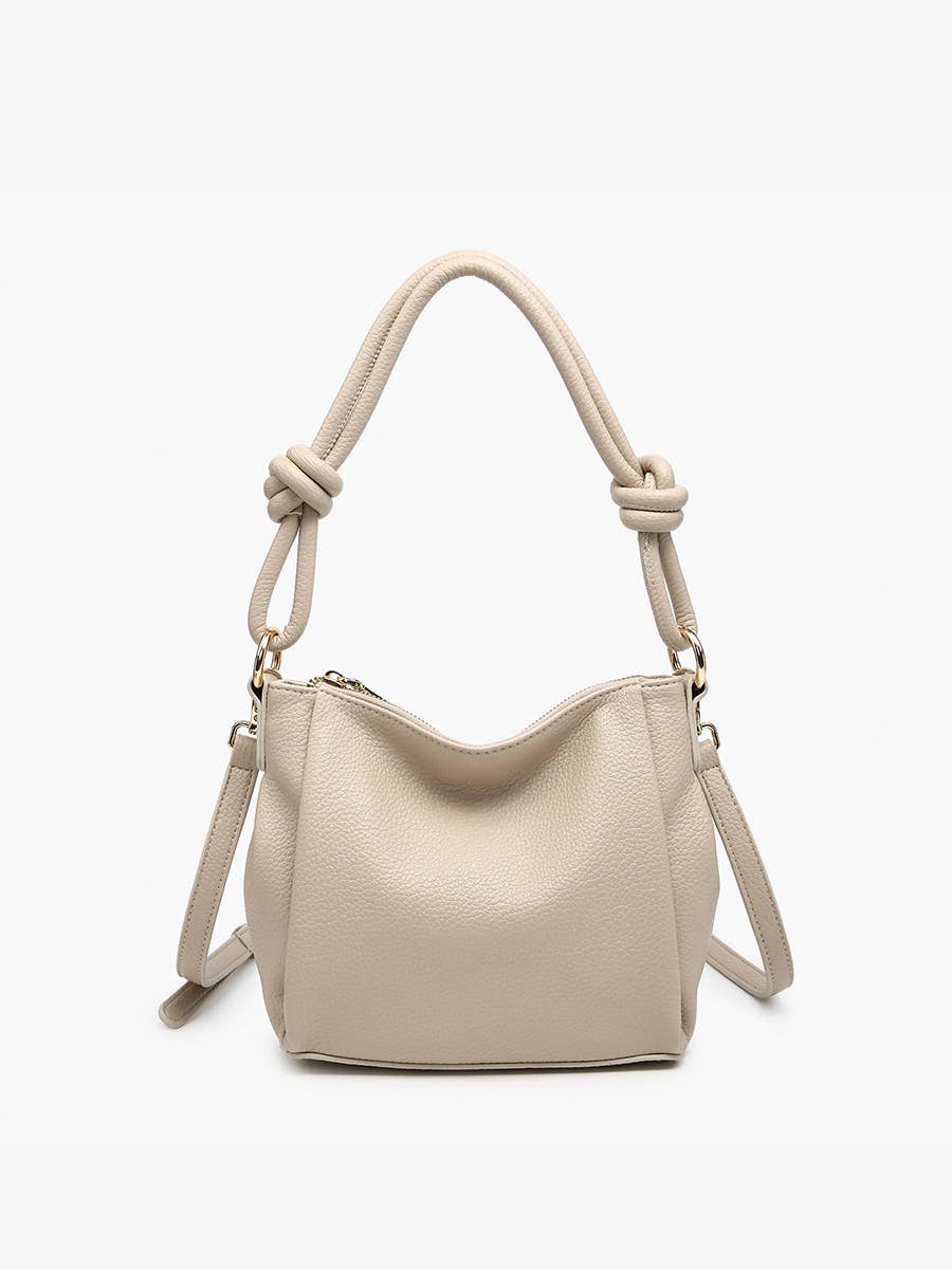 JN2651 Chicago Knotted Shoulder Bag w/ Long Strap