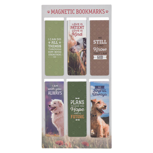 Magnetic Bookmark set Dogs