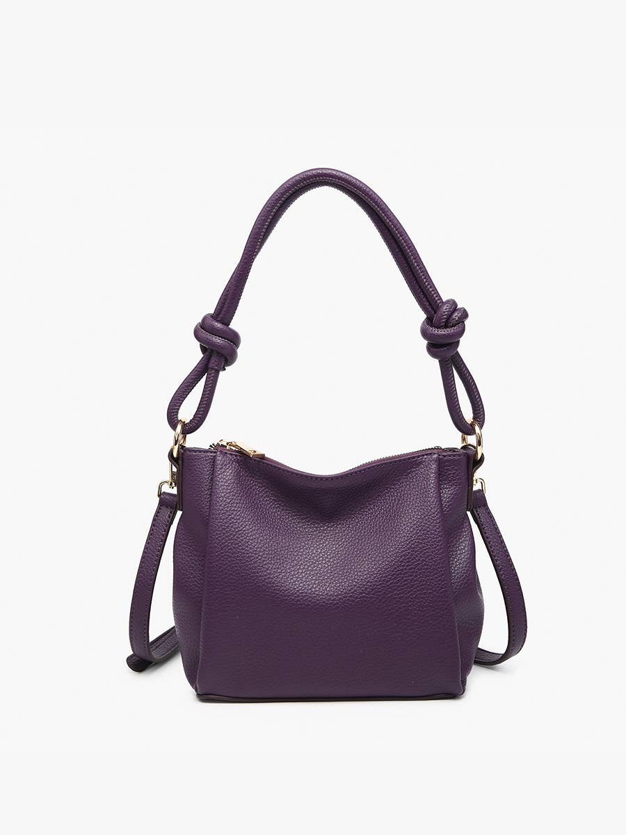 JN2651 Chicago Knotted Shoulder Bag w/ Long Strap