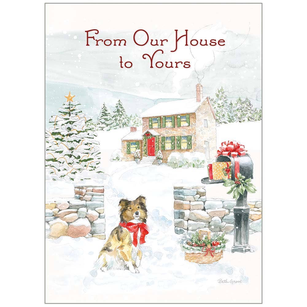 Home for the Holidays Holiday Cards in a Box
