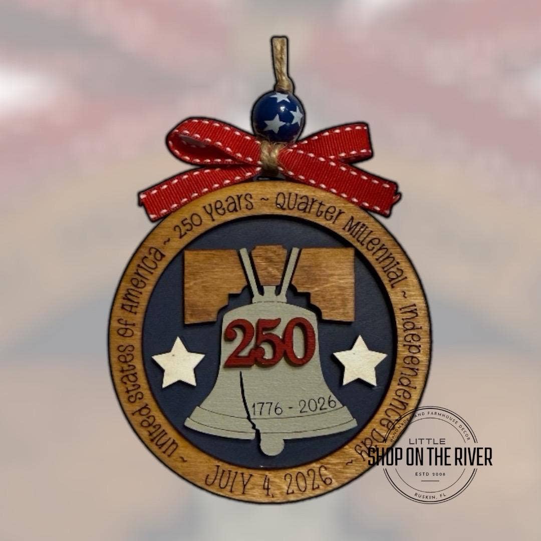 250th Anniversary Liberty Bell Christmas Ornament
