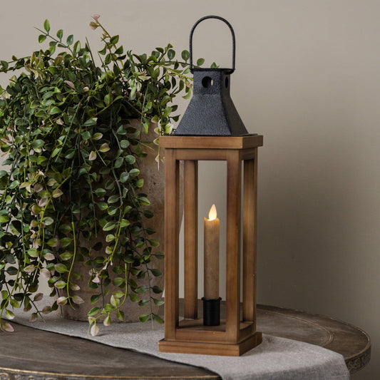 15.75" LANDON TAPER CANDLE LANTERN