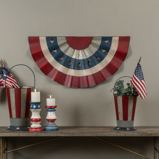 36.25" METAL AMERICANA BUNTING