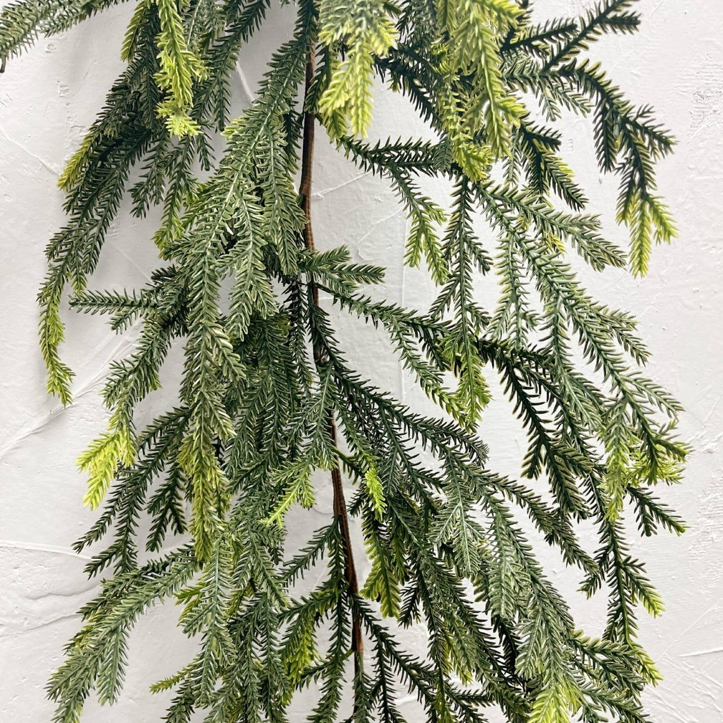 9’ Mini Noble Fir Garland | Faux Christmas Greenery Garland