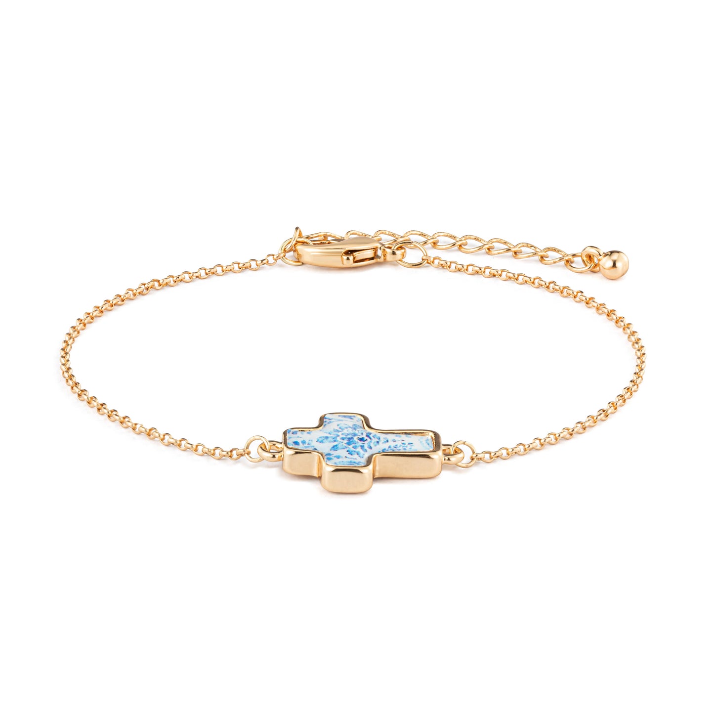 Hope Artful Cross Bracelet - 6.25in