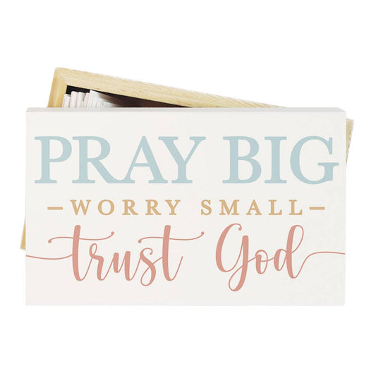 Pray Big Trust God - Prayer Box