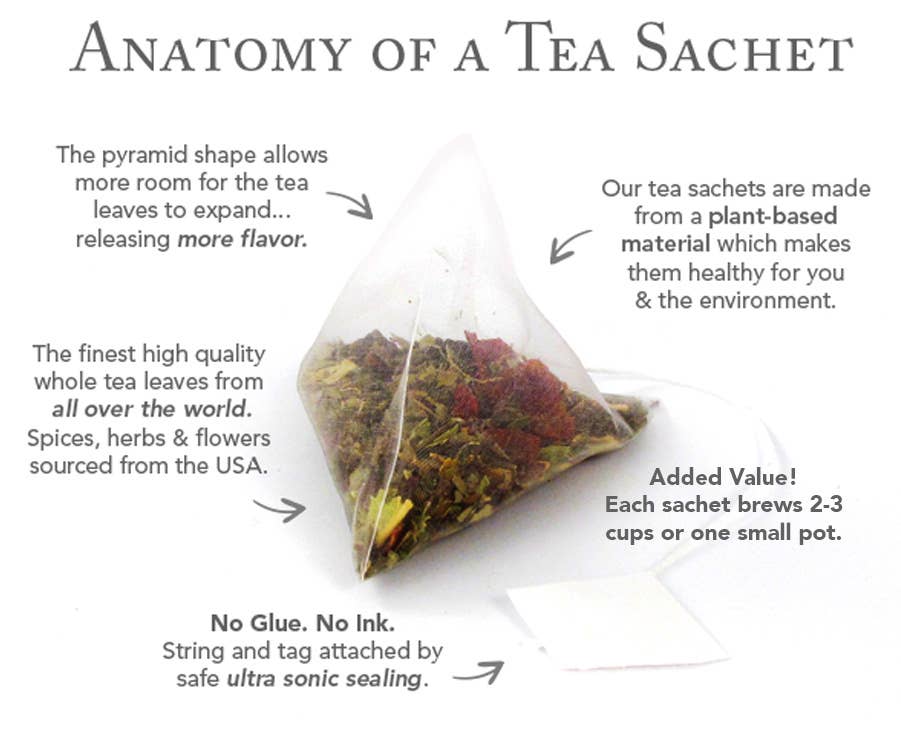 Breakfast Blend Black Tea - 12 Tea Sachets - Tall Tin
