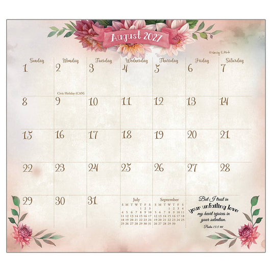Faithful Heart & Home Faith 2027 Magnetic Calendar Pad