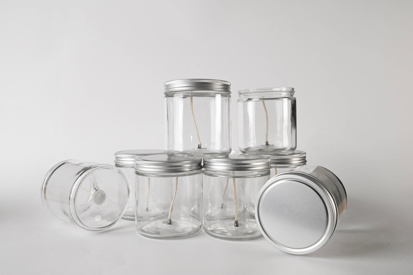 Candle Bar - 10 oz Glass Wicked Jar with Lid