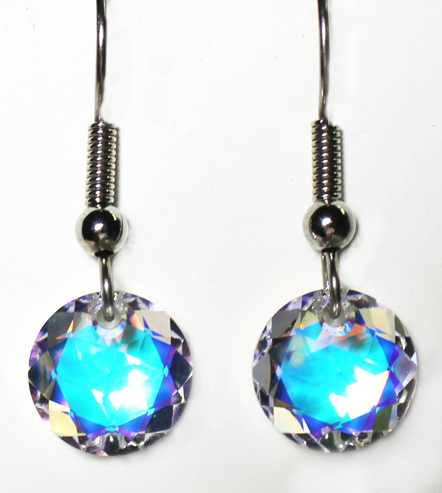 Crystal AB (Aurora Borealis) Classic Cut Dangle Earring