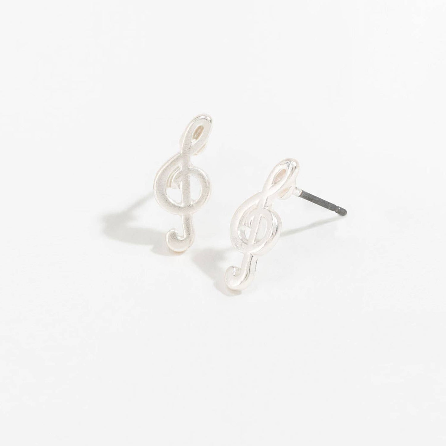 Stud Buds Treble Clef Earrings