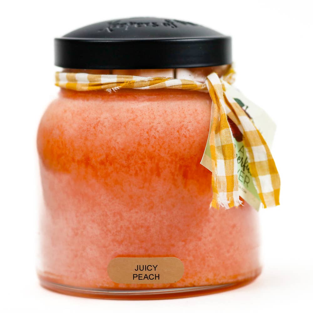 Juicy Peach – 34oz Summer Strong Scented Gift Jar Candle