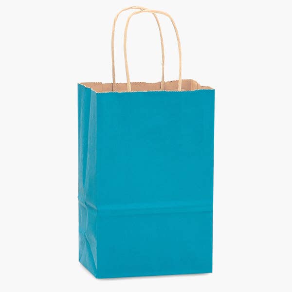 Recycled Kraft Color Paper Retail Shopping Bags