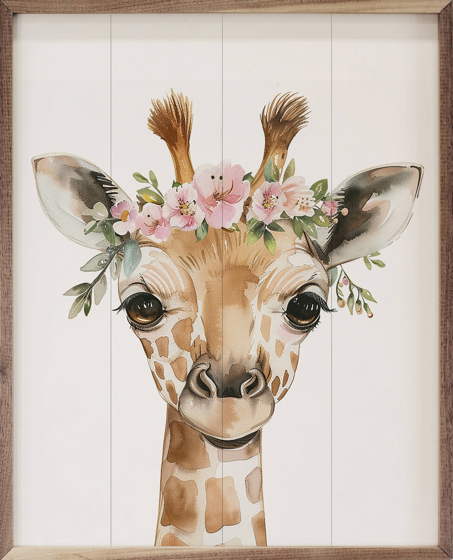 Nursery Floral Giraffe