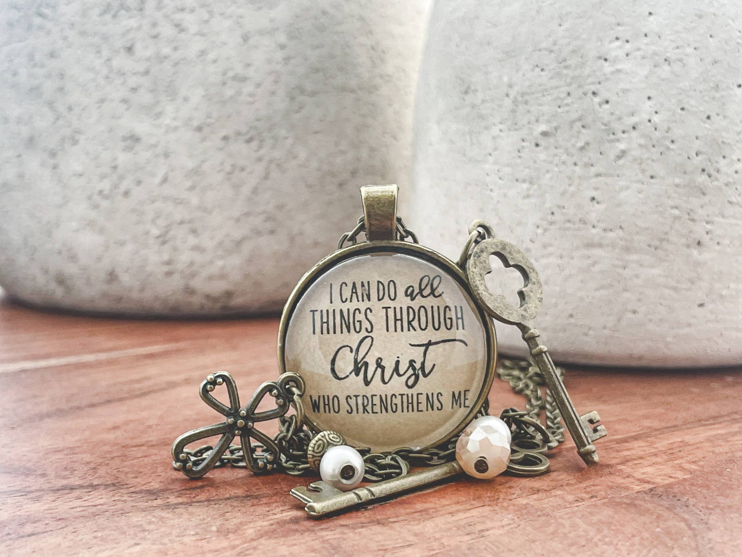 I can do all things through Christ Philippians 4:13 necklace