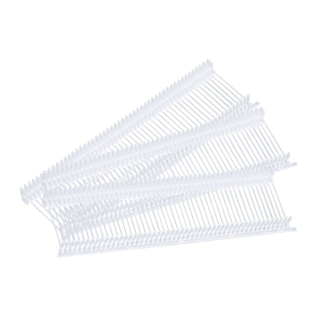 1" Clear Fine Fabric Tagging Fasteners - Carton of 5000