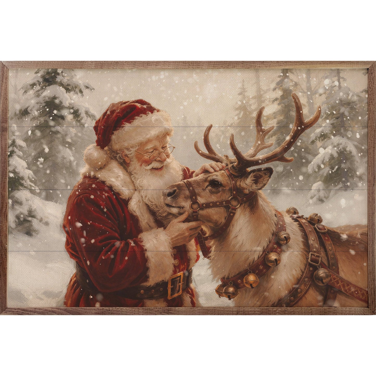 Santa And His Reindeer