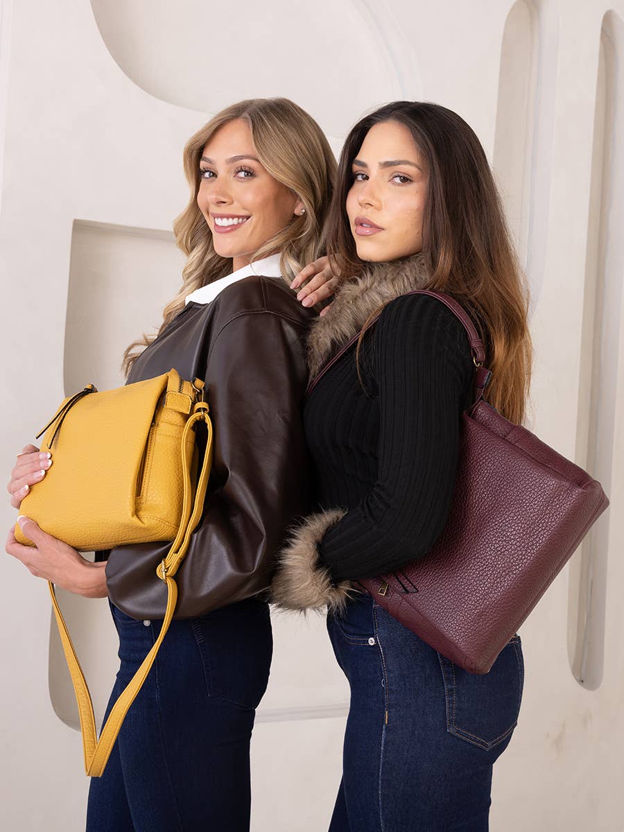Kali Distressed Dual Front Pocket Crossbody | M2869