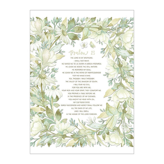 Psalm 23 Prayer - Faith Sympathy Card