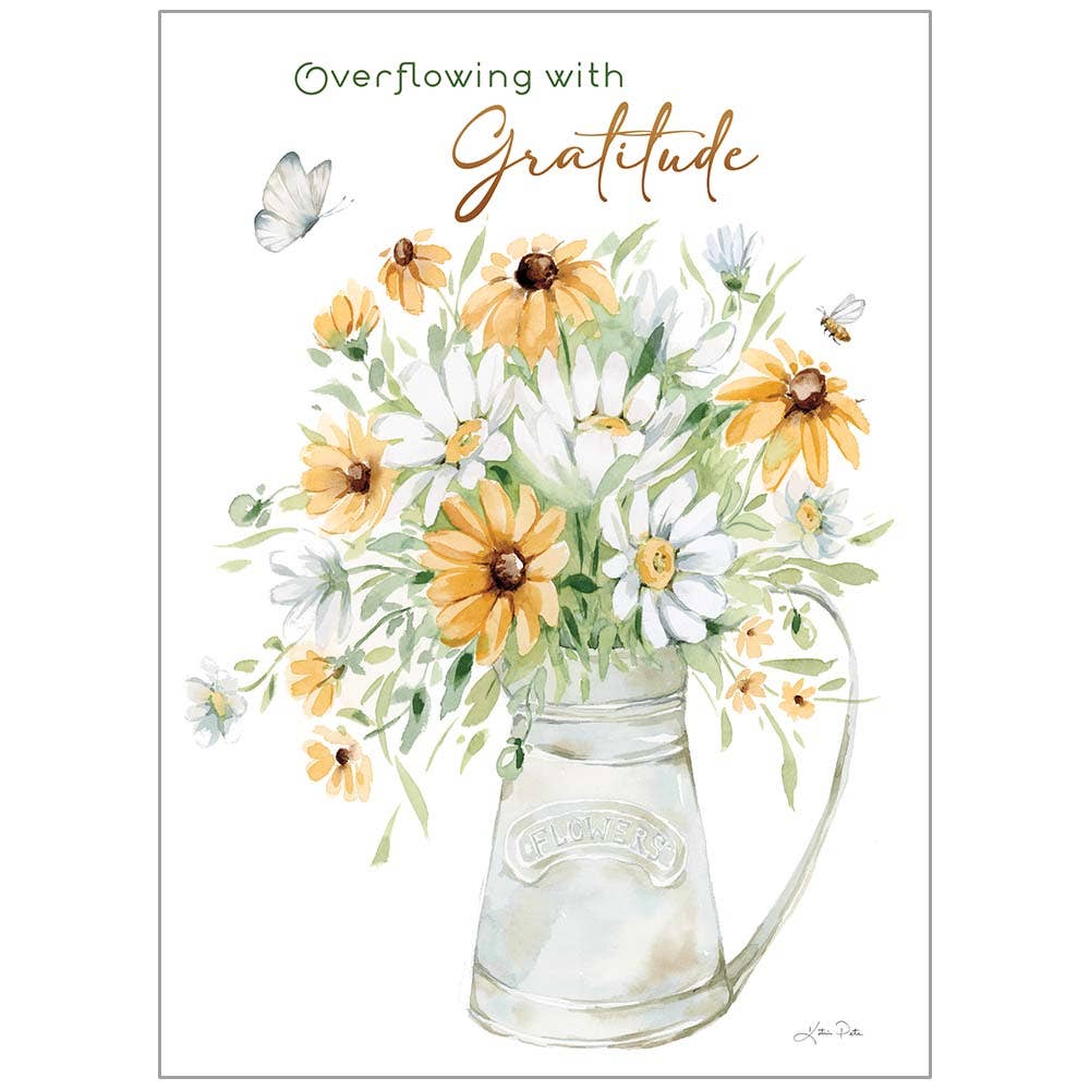 Daisy Pitcher - Faith Thank You Card