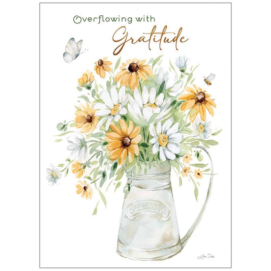Daisy Pitcher - Faith Thank You Card