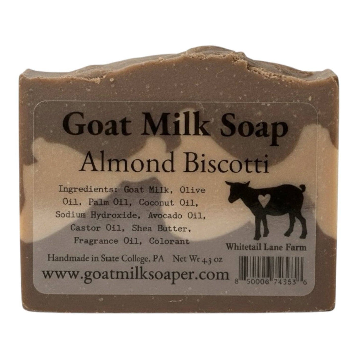 Almond Biscotti Goat Milk Soap