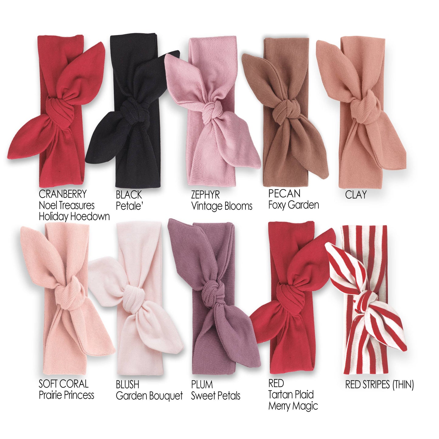 Baby Girl Cotton Headbands for FW25